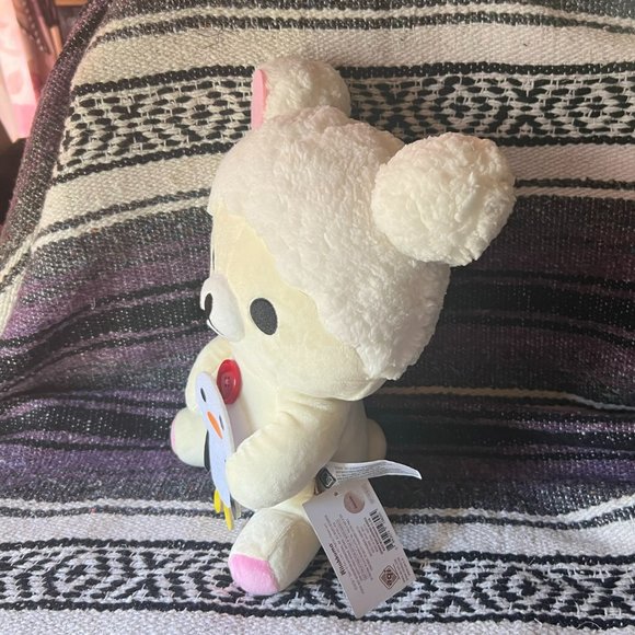 NWT San-X Rilakkuma Bubble Bath w/ Penguin Plush 16" - Picture 2 of 4